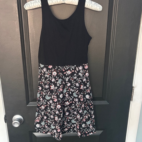 Old Navy Other - Old Navy tank dress girls size large 10/12 black and floral